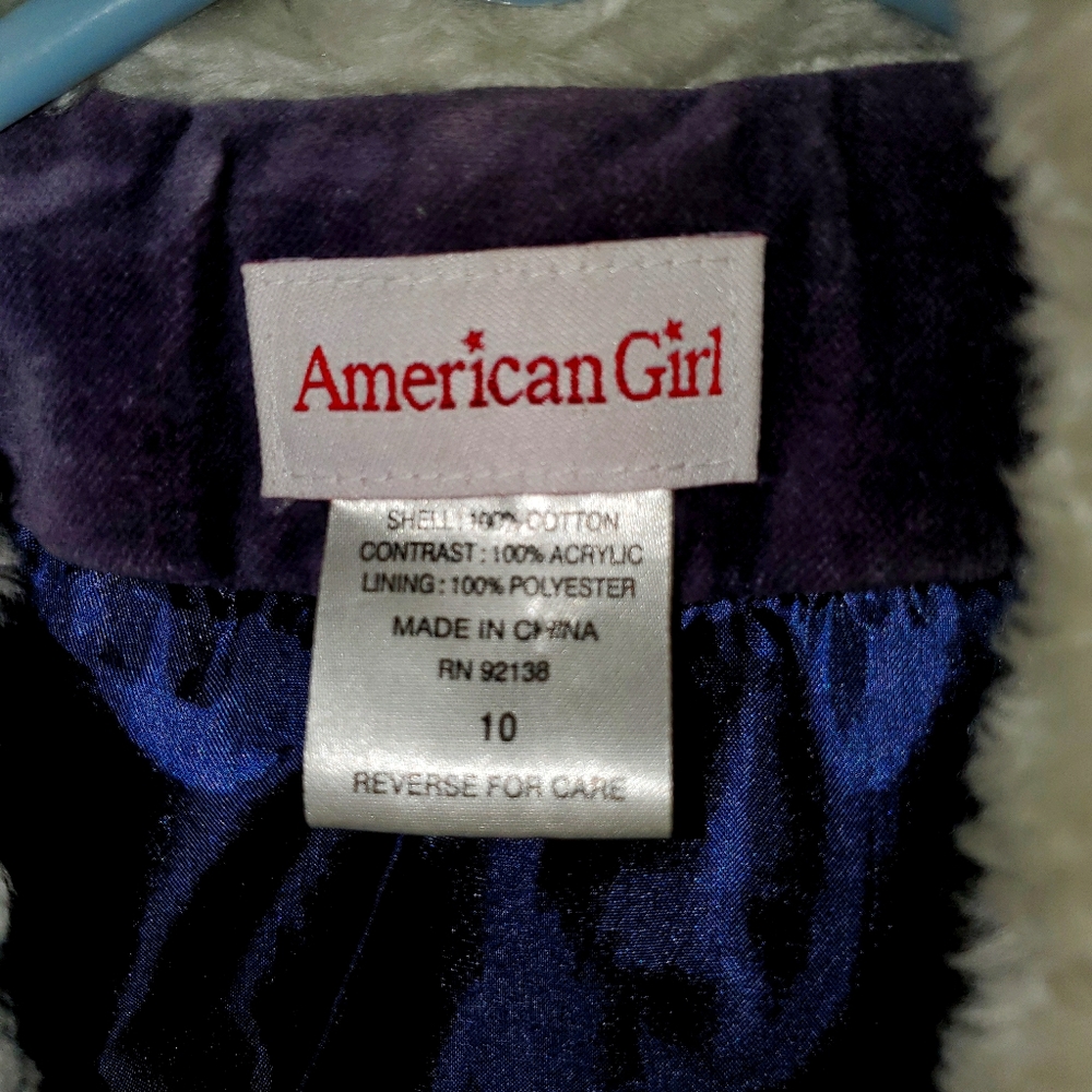 Sugarplum American girl Kids coat